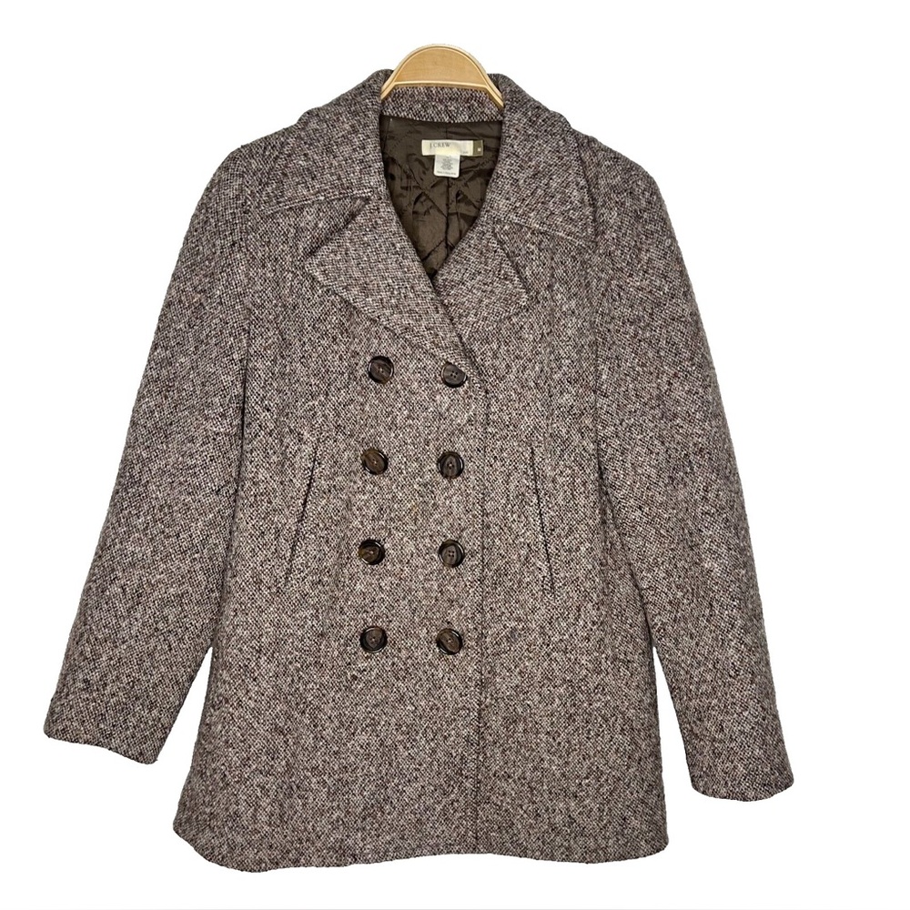 J. Crew Women's Brown Pea Coat Size M
